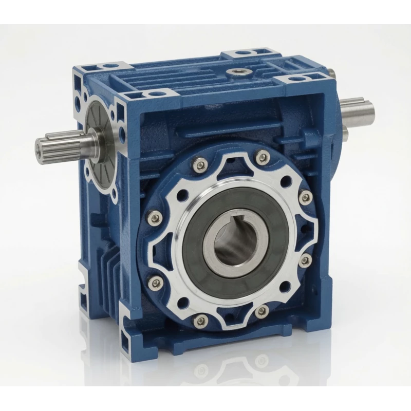 NRV-E worm gear reducer coaxial tail output