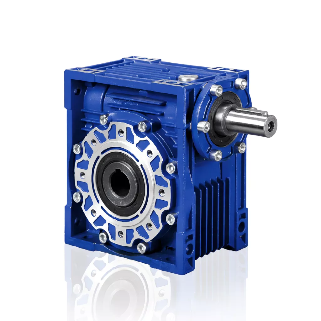 NRV worm gear speed reducer solid input shaft