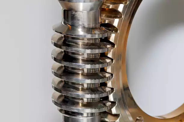 Worm gear and shaft internal mechanism