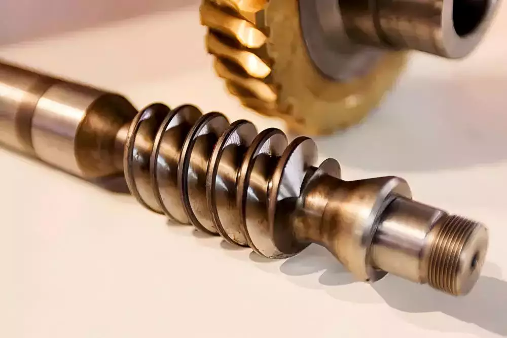 304 stainless worm shaft tin bronze wheel SSVF
