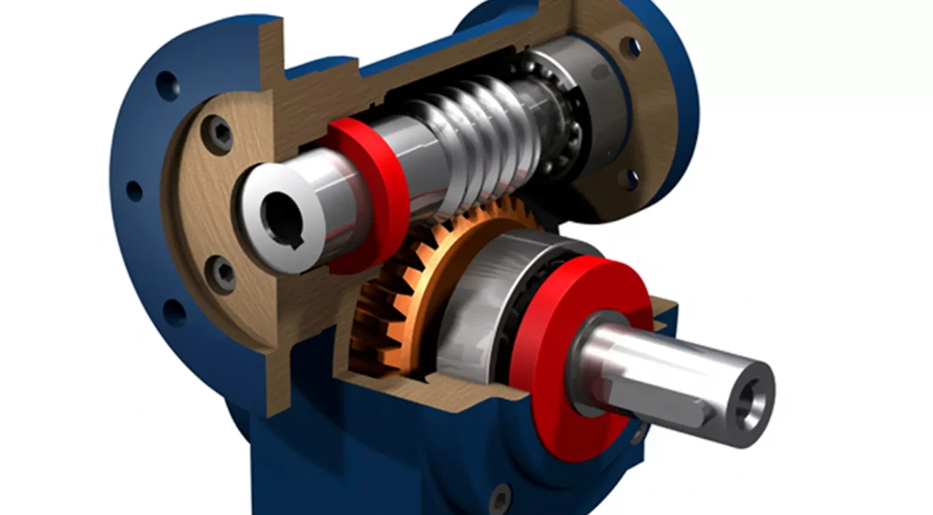 WPA100 cast iron worm gearbox