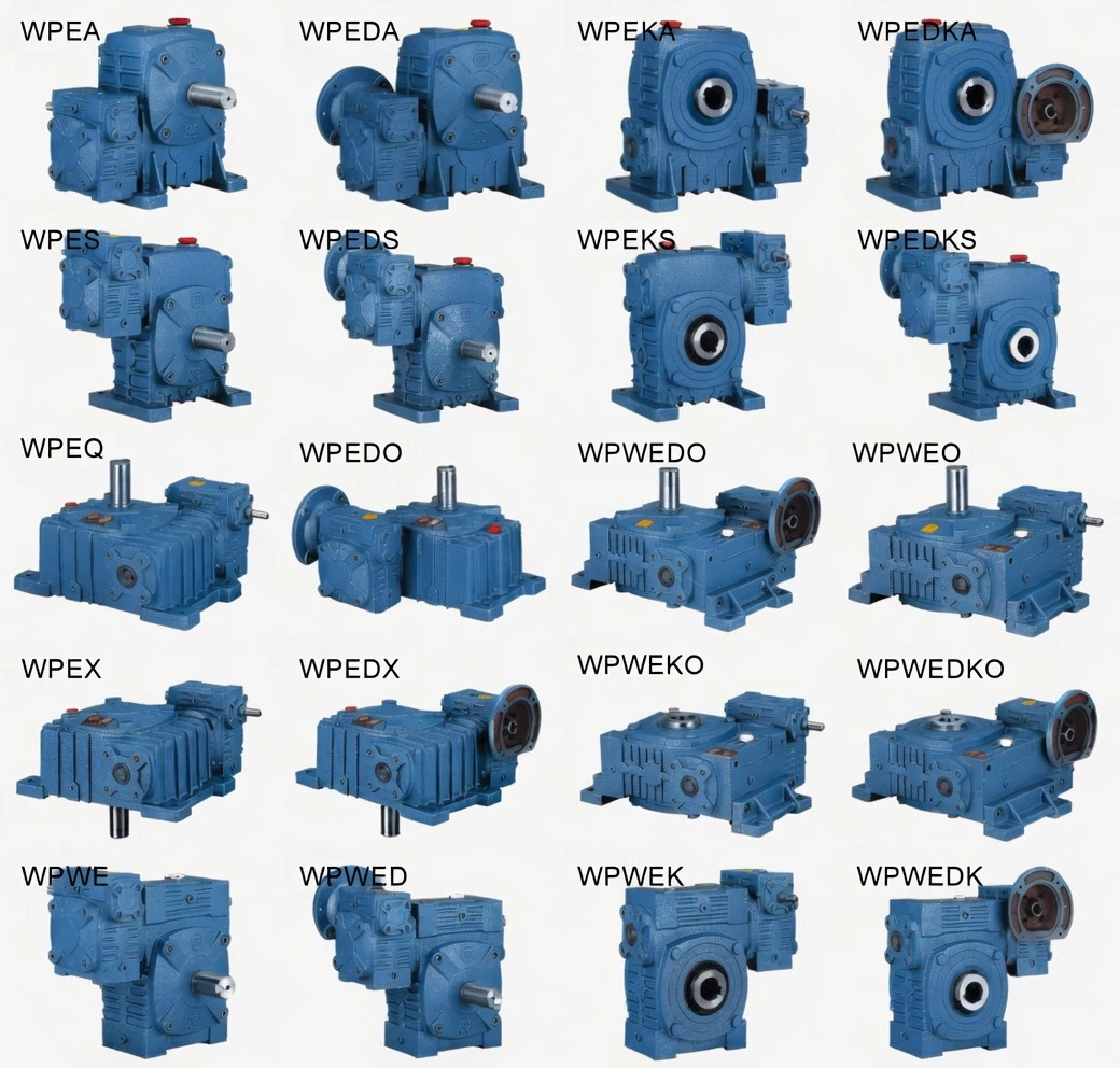 WP double speed cast iron worm gearboxes